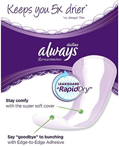 Always Xtra Protection Pantiliners - 200 Count