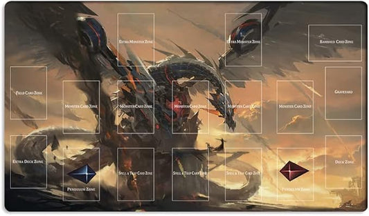 New Playmat Cyber Dragon Infinity The Silver Castle CCG TCG Trading Card Game Mat + Free Bag (ZD014-883-A)