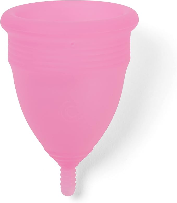 OVIO Menstrual Cup - Reusable Soft and Flexible 100% Medical Grade Silicone Cup with Travel Pouch - Leak Free and Reliable with Size Replacement Guarantee