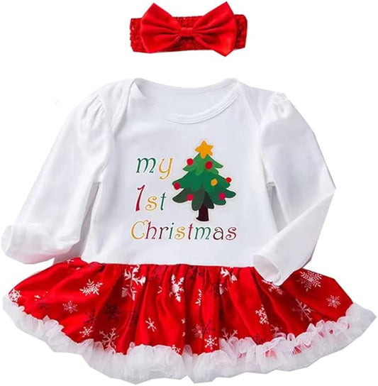 EURORA Reborn Baby Dolls Clothes Christmas, Baby Doll Clothes and Accessories 1 Set Beautiful Clothes for Girls and Boys Reborn Baby Doll Clothing Accessories Christmas Style Clothes for 16-18 Inch