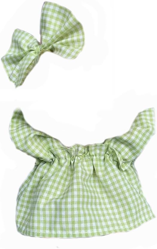 Clothes Set for 17cm Doll, 5 Pack Clothes & Outfit Pack for 17cm Dolls, Dolls Accessories for Collectors, No Doll Included (Set 4)