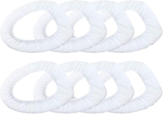 50pcs Disposable Toilet Seat Covers Non Woven Potty Seat Cushion Pads Protection for Home Hotel Outdoor Travel