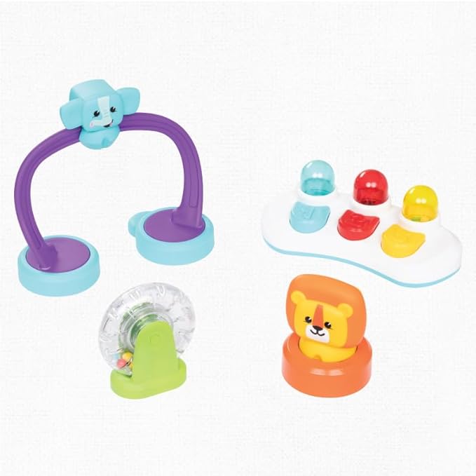 Smart Steps® Explore N’ Play 5-in-1 Activity to Booster Seat, Blue Safari Fun