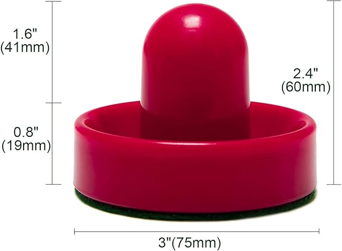 Rechargeable Hover Air Hockey Puck and Paddles, Hover Puck for Any Flat Surface, 2Pcs Air Hockey Strikers