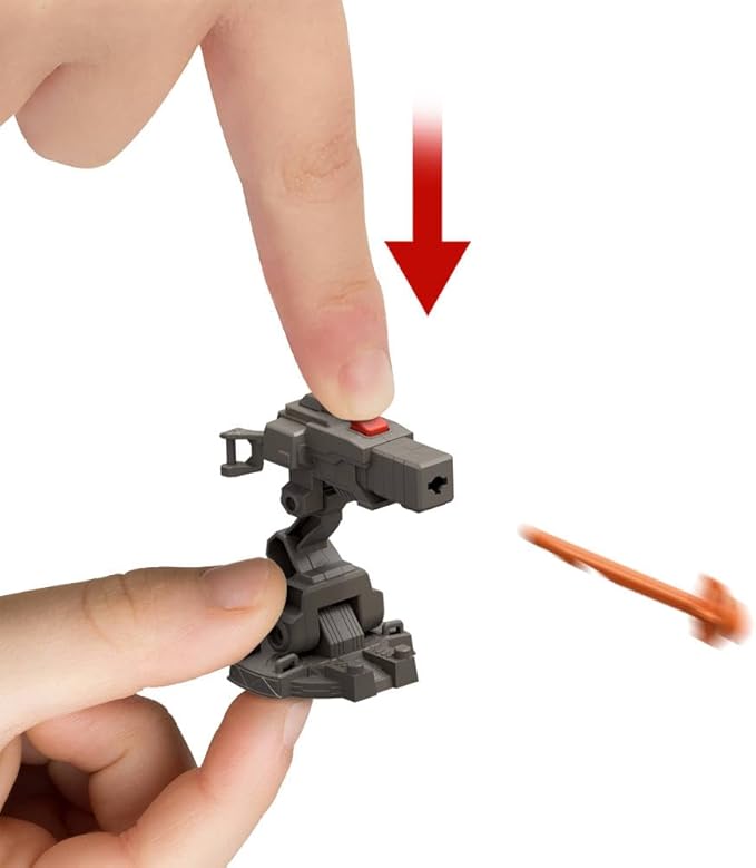 Mattel Jurassic World Rebirth Vehicle with 1 Human & 1 Dinosaur Figure, Launch ‘N Battle Truck, Martin Krebs Figure & Raptor, Turret & 2 Projectiles