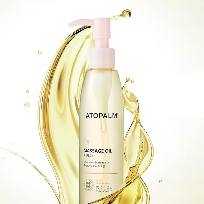 ATOPALM | Maternity Care Massage Oil | Stretch Marks Removal | Pregnancy Must Haves | Pregnancy Skin Care | Postpartum Skin Elasticity Improvement | Belly Oil for Pregnant Women | 4 fl oz (120ml)
