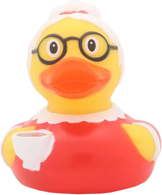 3 Inch Grandma Rubber Duck Bath Toy, Collectable, Car Dashboard Decoration, Vacation Cruising Gift