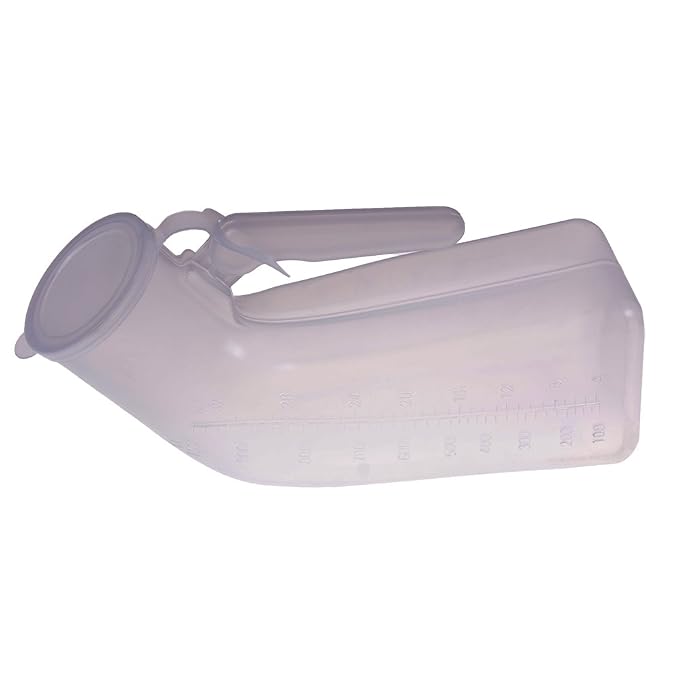 1 Pcs Portable Urinal Sealed Pee Bottle Device Collector Non Spill,Hospital Travel Car Emergency Situations Chamber Pot for Male Men Boy Kids