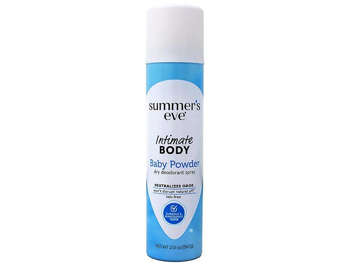 Summer's Eve Feminine Deodorant Spray Baby Powder 2 oz