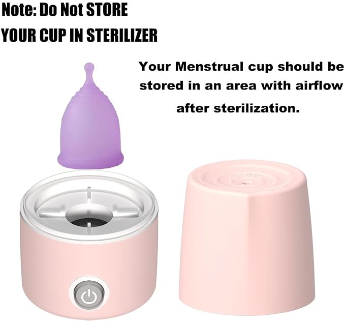 Menstrual Cups Steamer Machine High Temperature Wash Your Cup 99.9% Dirty 8 Minutes (Model Three)