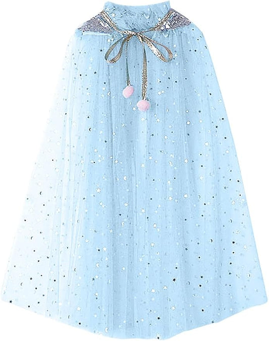 FKKFYY Rainbow Cape Cloak for Girl Princess