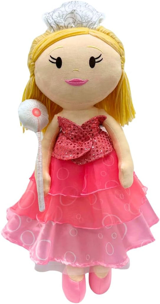 Wicked Movie Glinda The Good Witch Plush Cuddle Pillow, Super Soft & Cozy, (Officially Licensed Product) by Franco Collectibles