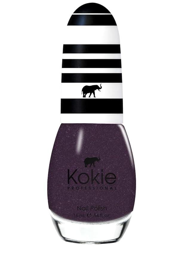 Kokie Professional Nail Polish, 0.54 Fl Oz (Midnight Plum)