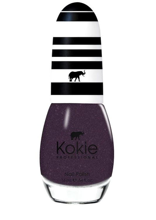 Kokie Professional Nail Polish, 0.54 Fl Oz (Midnight Plum)