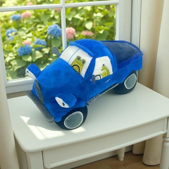 New Blue Car Plush Stuffed Toy, Cute Plush Toy Decoration Gift