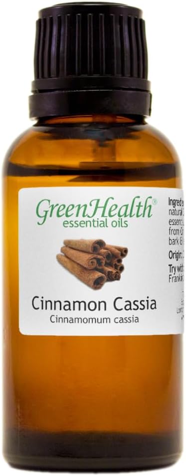 1 fl oz - Cinnamon Cassia Essential Oil (100% Pure & Uncut) - GreenHealth
