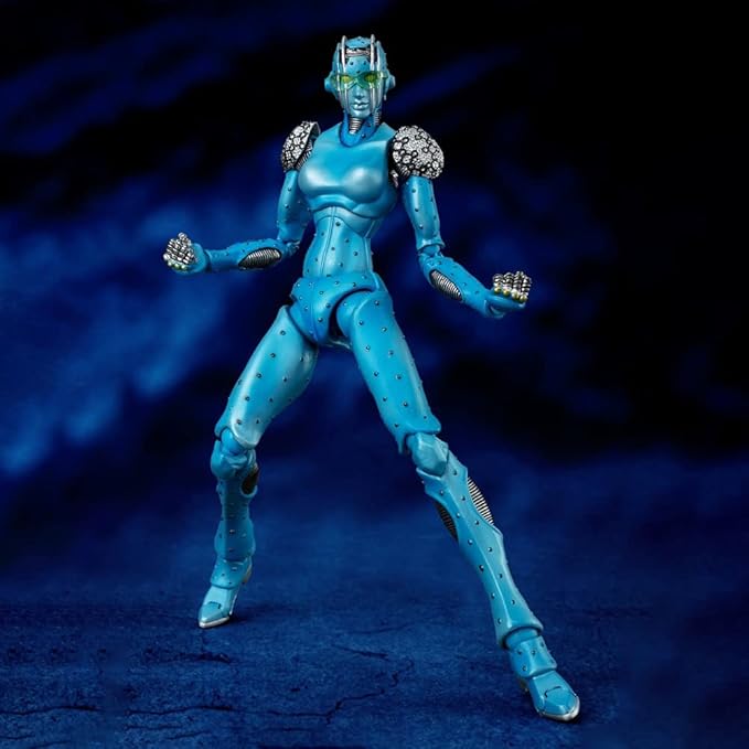 Stone Free Action Figure Movable Anime Figures 5.9" JJBA Super Action Statue Cujoh Jolyne Figurine Models Desktop Decoration Collections
