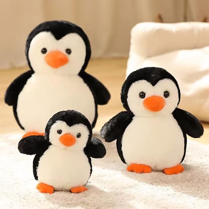 Penguin Stuffed Animal Cute Penguin Plush Doll Toy 8.5 inch for Girls Boys Christmas (Penguin)