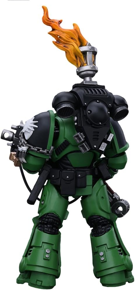 JOYTOY Action Figure 1/18 Warhammer 40,000 Salamanders Intercessors Sergeant Tsek'gan Collection Model Birthday Gifts 4.8 Inches