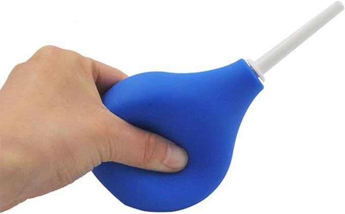 Premium Vaginal Douche and Enema Cleaner，Enema Bulb for Men, Anal Douche for Women,Say Goodbye to Discomfort and Odor (160-blue)