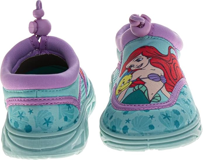 Girls Character Water Shoes Frozen Minnie Mouse Paw Patrol Moana Sesame Street & Little Mermaid Slip-On Aqua Socks Quick Dry Beach Pool Shoes Sizes: 3-4 Infant 5-10 Toddler 11-12 Little Kid
