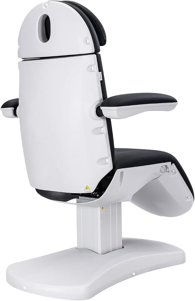 DERMALOGIC Massimo Electric Spa Treatment Table 4 Motors Massage Bed, Spa Resort Salon Tattoo Equipment, Black