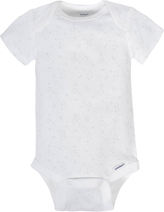 Gerber Unisex-Baby 8-pack Short Sleeve Onesies Bodysuits