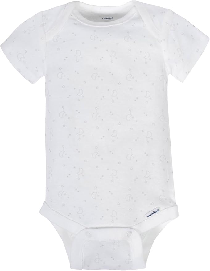 Gerber Unisex-Baby 8-pack Short Sleeve Onesies Bodysuits