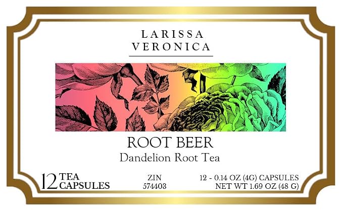 Root Beer Dandelion Root Tea (Single Serve K-Cup Pods) (12 pods, ZIN: 574403) - 2 Pack