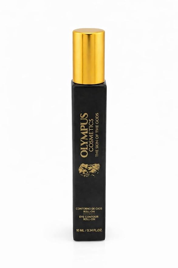 OLYMPUS Eye Contour Roll-On for Men – Caffeine & Eyeseryl Technology – Reduces Under Eye Bags & Dark Circles – Cooling, Fast Absorbing – 10ml