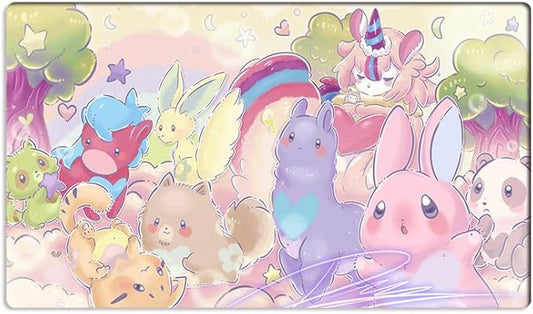 New Playmat Melffy TCG CCG Mat Custom Trading Card Game Mat + Free Bag (ZD014-729-K)