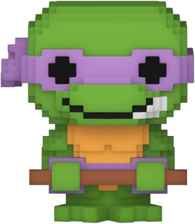 Funko Bitty POP! Teenage Mutant Ninja Turtles (TMNT) - Shredder, 4-Pack - 8-Bit Raphael, 8-Bit Donatello, 8-Bit Leonardo and A Surprise Mystery Mini Figure - 0.9 Inch (2.2 Cm) Collectable - Gift Idea