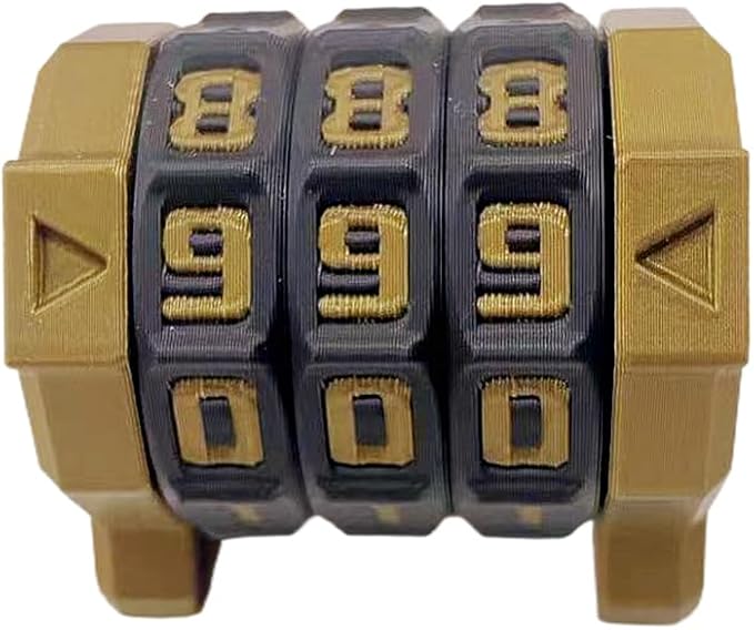 MTG Life Counter, 000-999 Range 3 Ring Wheel Counter Health Tracker EDH Damage, Life Counter Dial Game for Board Game, RPG TGG Card Games, Poke, YGO