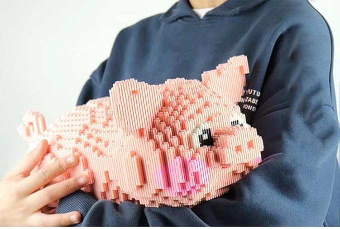 Animal Pig Micro Building Blocks Set（2745PCS） Gift for Adults and Kids