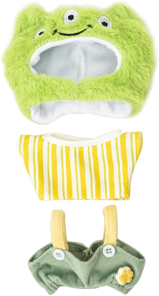 Clothes for 17cm Dolls(NO Doll) Outfit with Accessories Suit Cute Stylish Dress Up Set Three-Eyed Monster