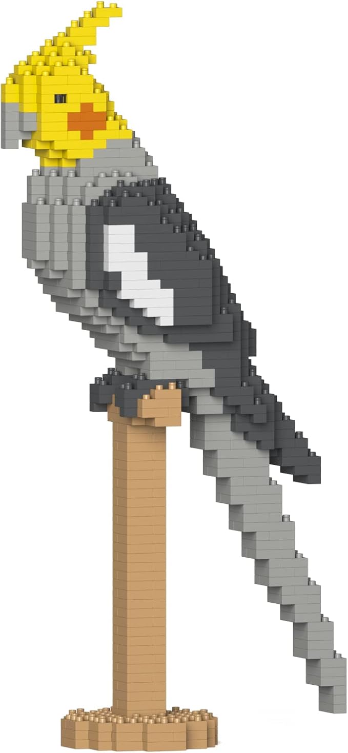 JEKCA Cockatiel 02S | Parrot Plastic Building Blocks | Age 14+