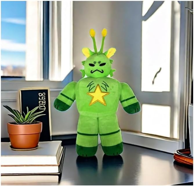 Gnarpy Plush, Regretavator Gnarpy Alien Cat Plush Toys Give Fans and Friends Beautifully Plushie Doll Gifts (Blue+Green)