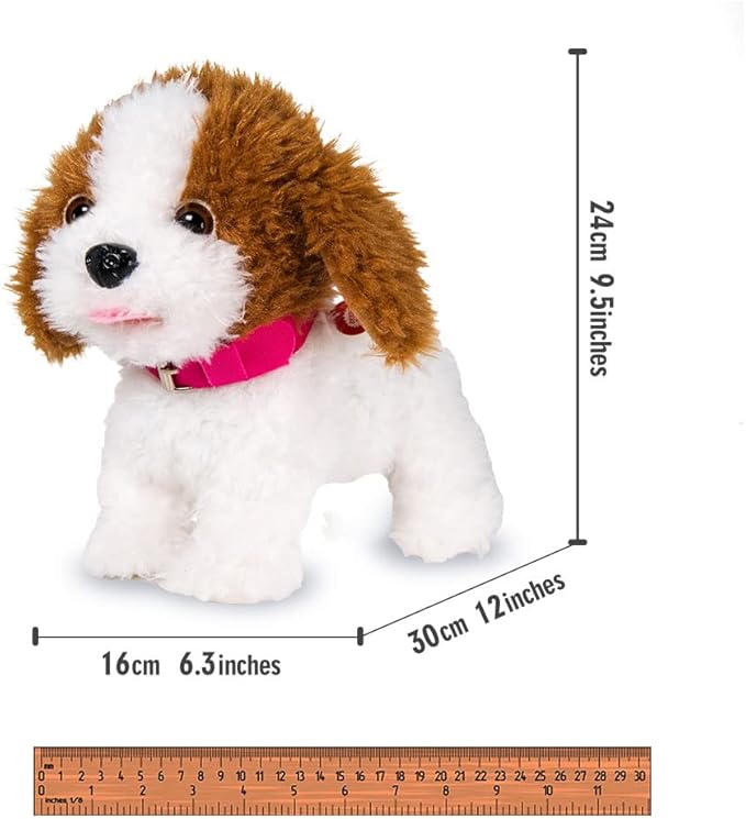 WEofferwhatYOUwant Interactive Voice Command Dog – Plush Goldendoodle Teddy Toy – Responds to 12 Commands – Walks, Barks, Dances, Sings – Smart Talking Robotic Pet for Kids, Toddlers, Seniors