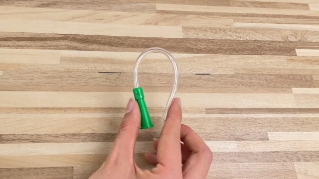 Nuanchu PVC Replacement Tubings Supplies Tubes Kit Clear Replacements Hose with Flexible Rounded End for Smooth Insert(12 FR,90 Pieces)