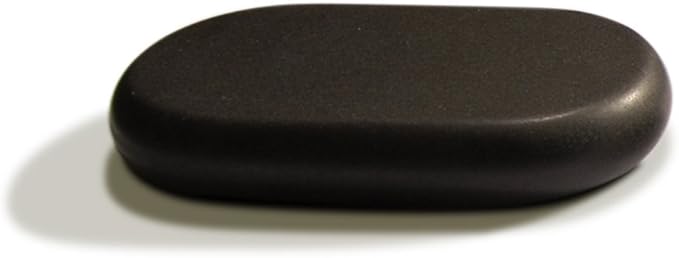 Master Massage 4 Piece 4.6"x 3" x 1.2" Extra X- Large Ovular Black Basalt Lava Hot Stone Rock Pack (ABCD)
