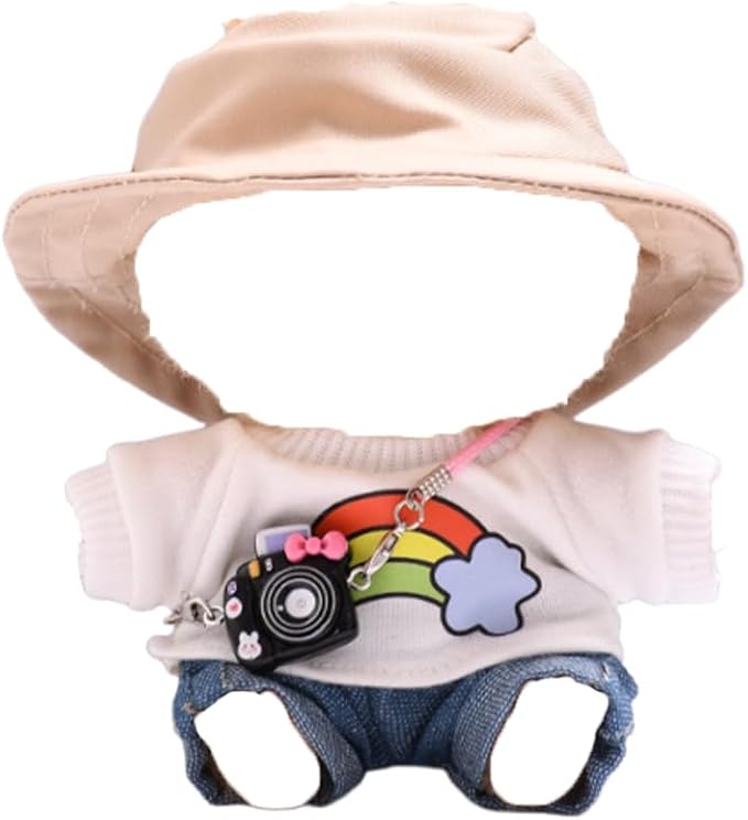 17cm Dolls Clothes - 6.7 Inches Cute Clothes Outfit & Accessories,17CM Doll of The House Accessories Outfits (Style-F)