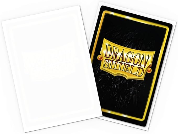 Dragon Shield | Japanese Size Card Matte Sleeves | 60 CT - Smooth & Tough Premium TCG Sleeves - Compatible with Yu-Gi-Oh, Naruto, Cardfight & Vanguard | White