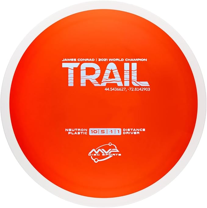MVP Disc Sports Neutron Trail James Conrad Edition Disc Golf Distance Driver (Colors May Vary)
