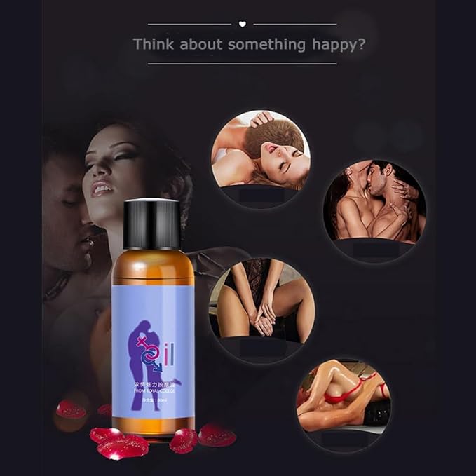 Botanical Massage Oil, Pheromones Massage Oil for Him/Her Lover, Increase Sexual Desire Private Part Penis Spa, Delay Time Performance Boost Strength (1)
