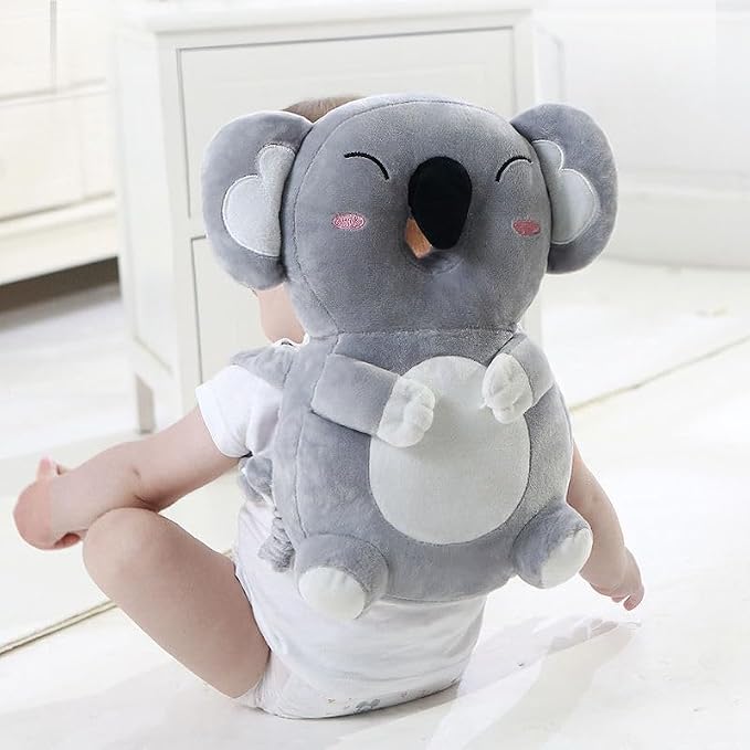 Feidoog Baby Head Protector Cushion Backpack with 3 Knee Pads for Walking & Crawling,Koala