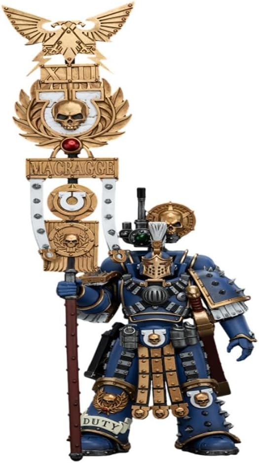 JOYTOY Warhammer The Horus Heresy Ultramarines Remus Ventanus, 1:18 Scale Action Figure Mecha Joy Toy Collection Model 5.4in