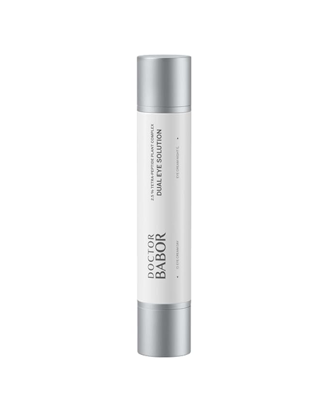 BABOR DOCTOR Lifting Dual Eye Solution, Morning & Night Eye Cream, Day Boost Complex Smooths & Firms, Night Recharge Complex Reduces Dark Circles & Under-Eye Bags, Target Crow's Feet & Wrinkles