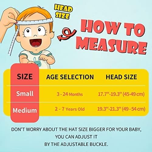 Toddler Baby Sun Hat Kids Summer Beach Essentials Adjustable Beach Hats with Bucket Wide Brim for Boys Girls Age 0-14 Years