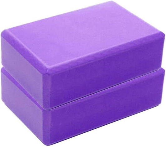 Yoga Blocks Bulk 2 Pack Supportive Latex-Free EVA Foam Yoga Blocks Set,9×6×3 Inches Non-Slip Surface Lightweight High Density Yoga Blocks for Exercise Pilates Stretching Meditation