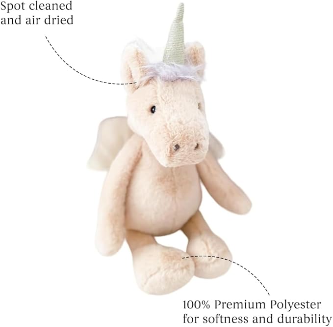 MON AMI Luna The Unicorn Stuffed Animal – 15” Pink, Soft & Cuddly Stuffed Plush Toy, Unicorn for Girls/Kids, Use as Toy or Nursery Room Decor
